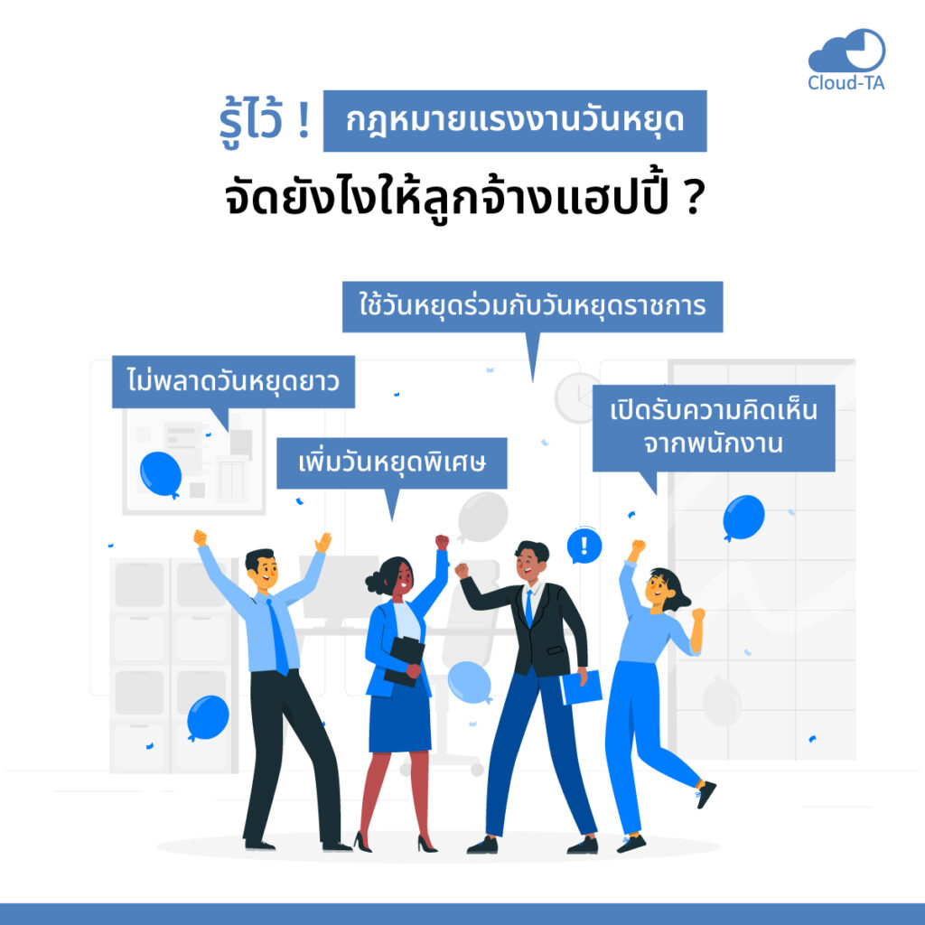 กฎหมายแรงงาน วันหยุด