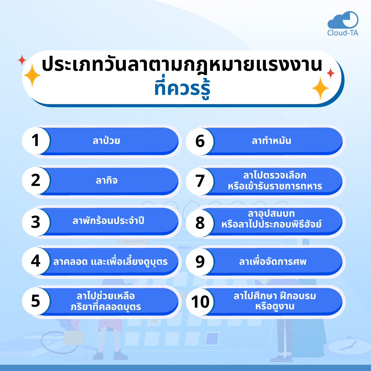 วันลาตามกฎหมายแรงงาน